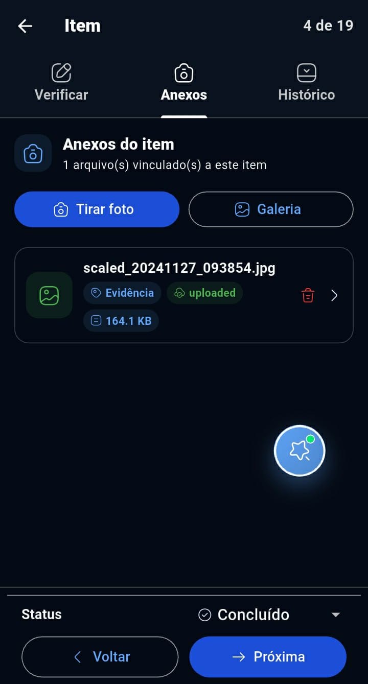 Registro fotográfico anexado ao item