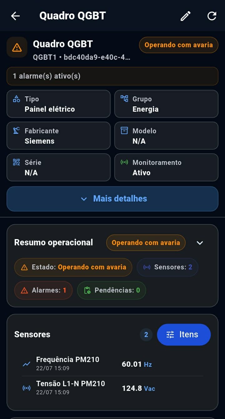 Monitoramento de sensores em tempo real